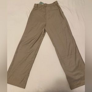 H&M khaki wide leg trousers